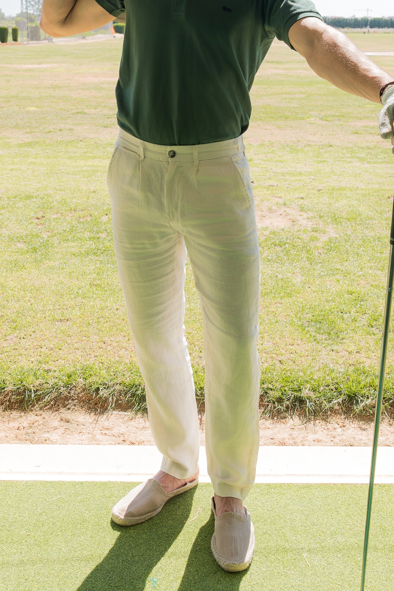 Pantalón de Lino Beige