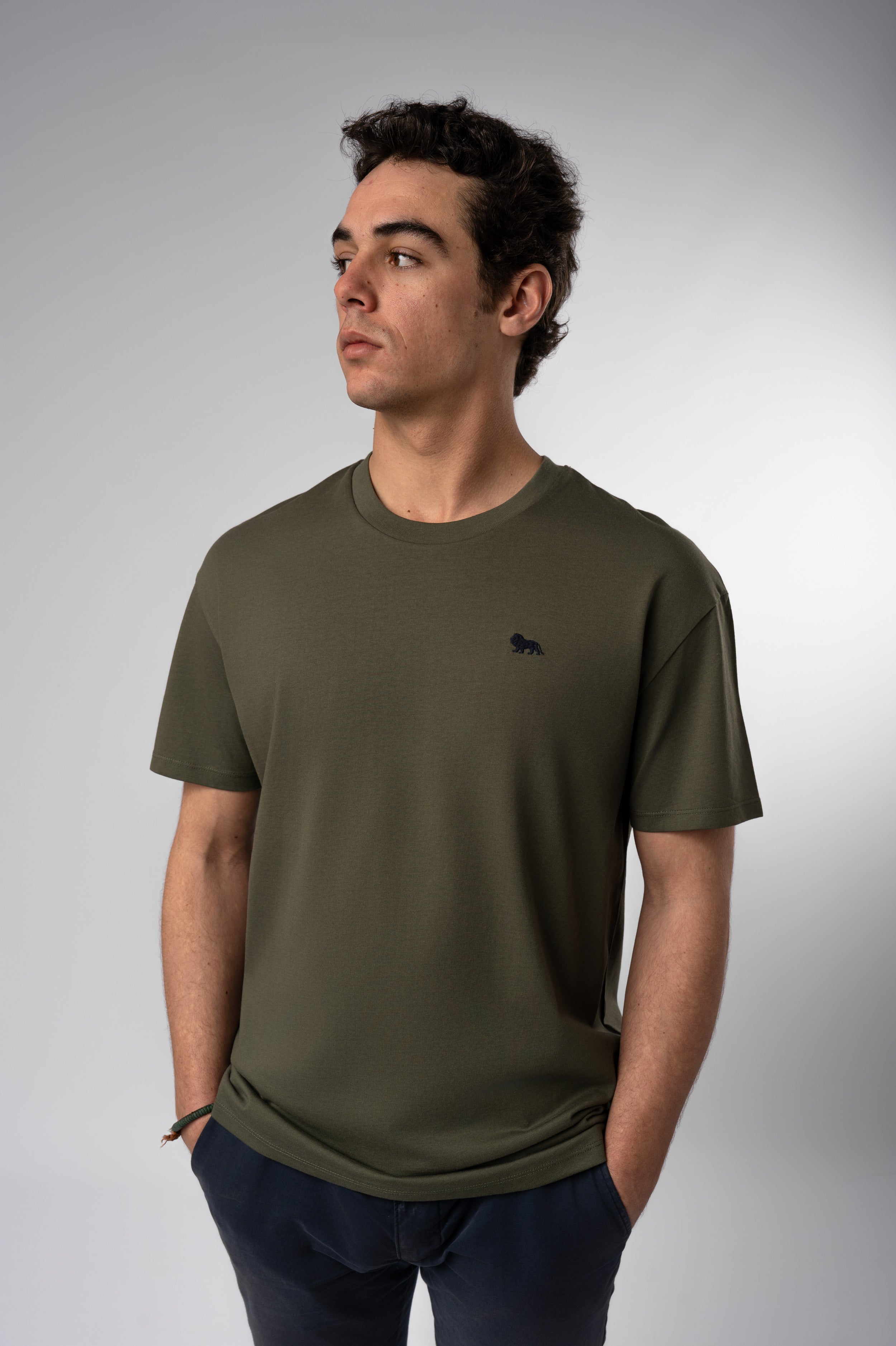 Camiseta Básica León Verde