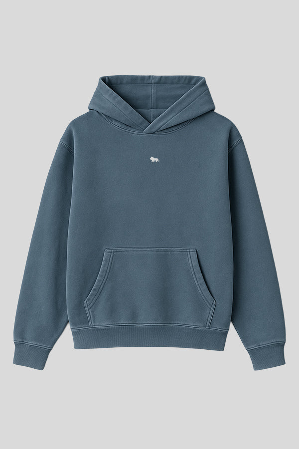 La Finca Hoodie Blue Washed