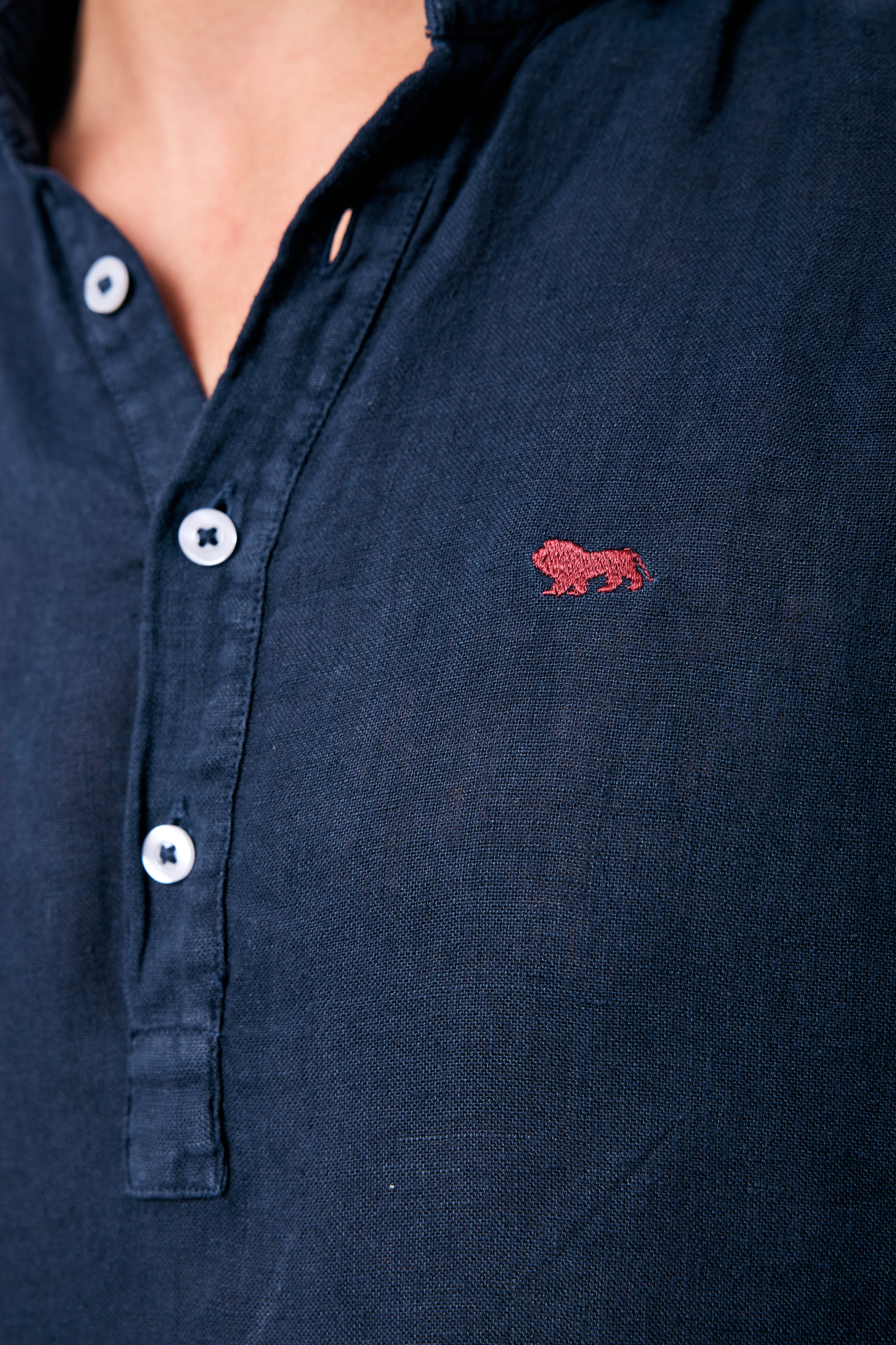 Polera Formentera Lino Maritime