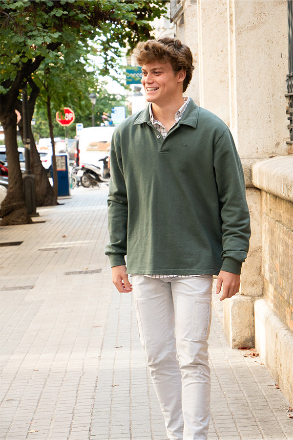 Polo Sweater Verde
