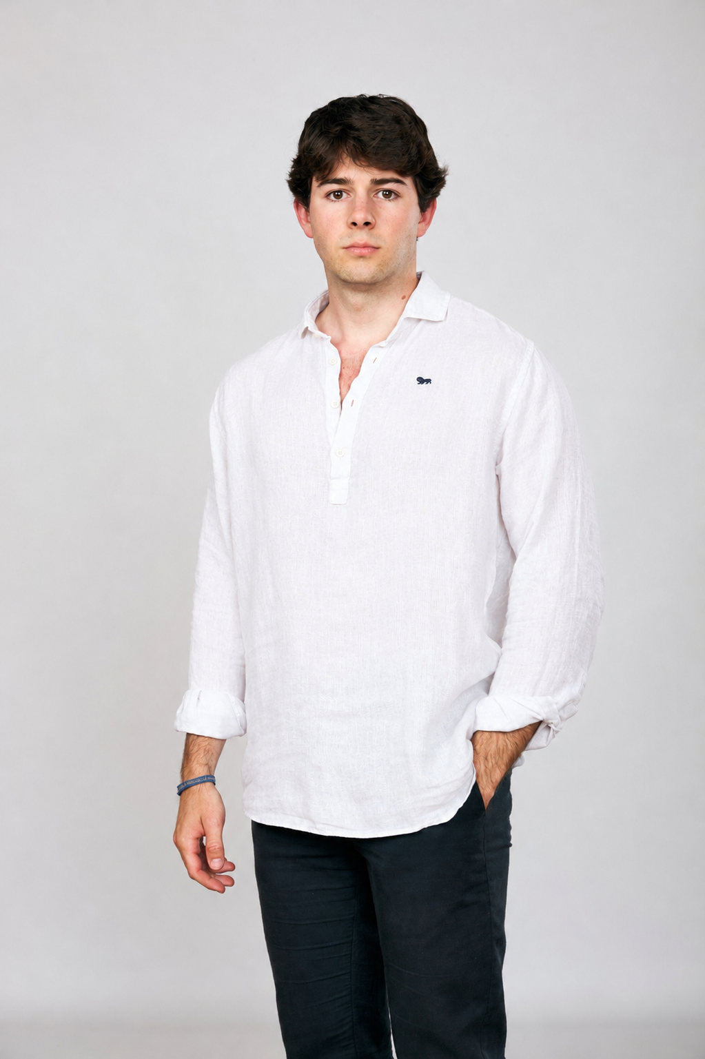 Camisa Formentera Lino Blanca