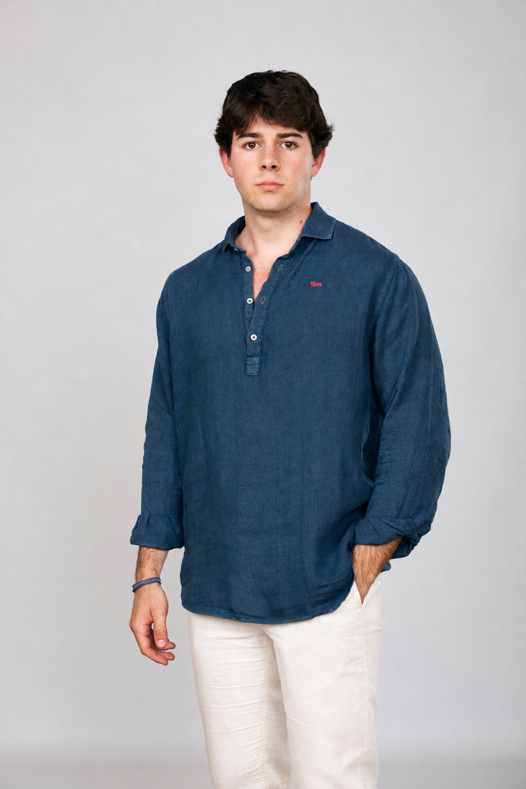 Camisa Formentera Lino Maritime