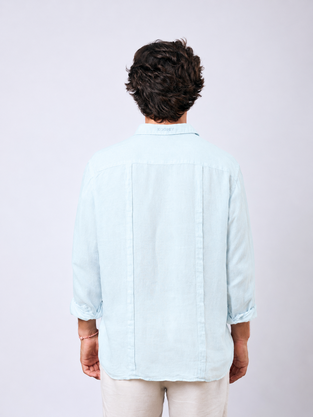 Guayabera Club Sky Blue