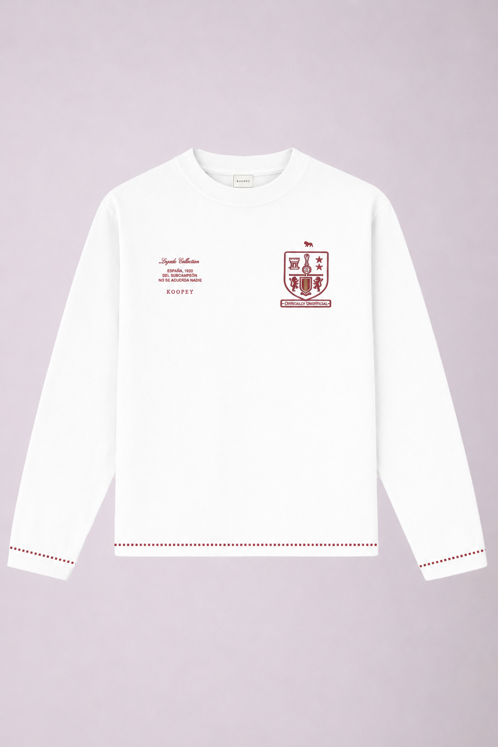 Legado Longsleeve White Edición Limitada
