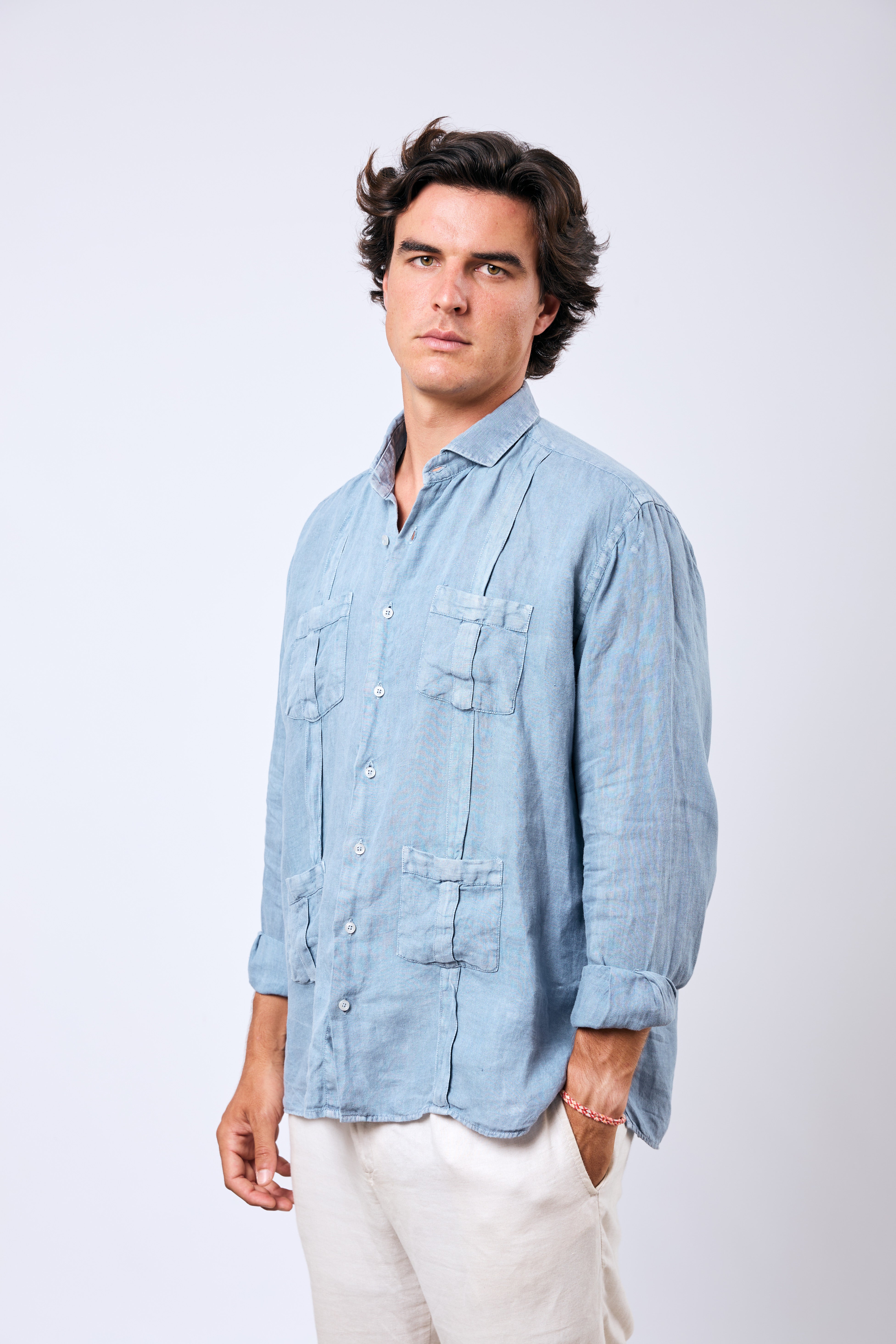 Guayabera Azul Citadel
