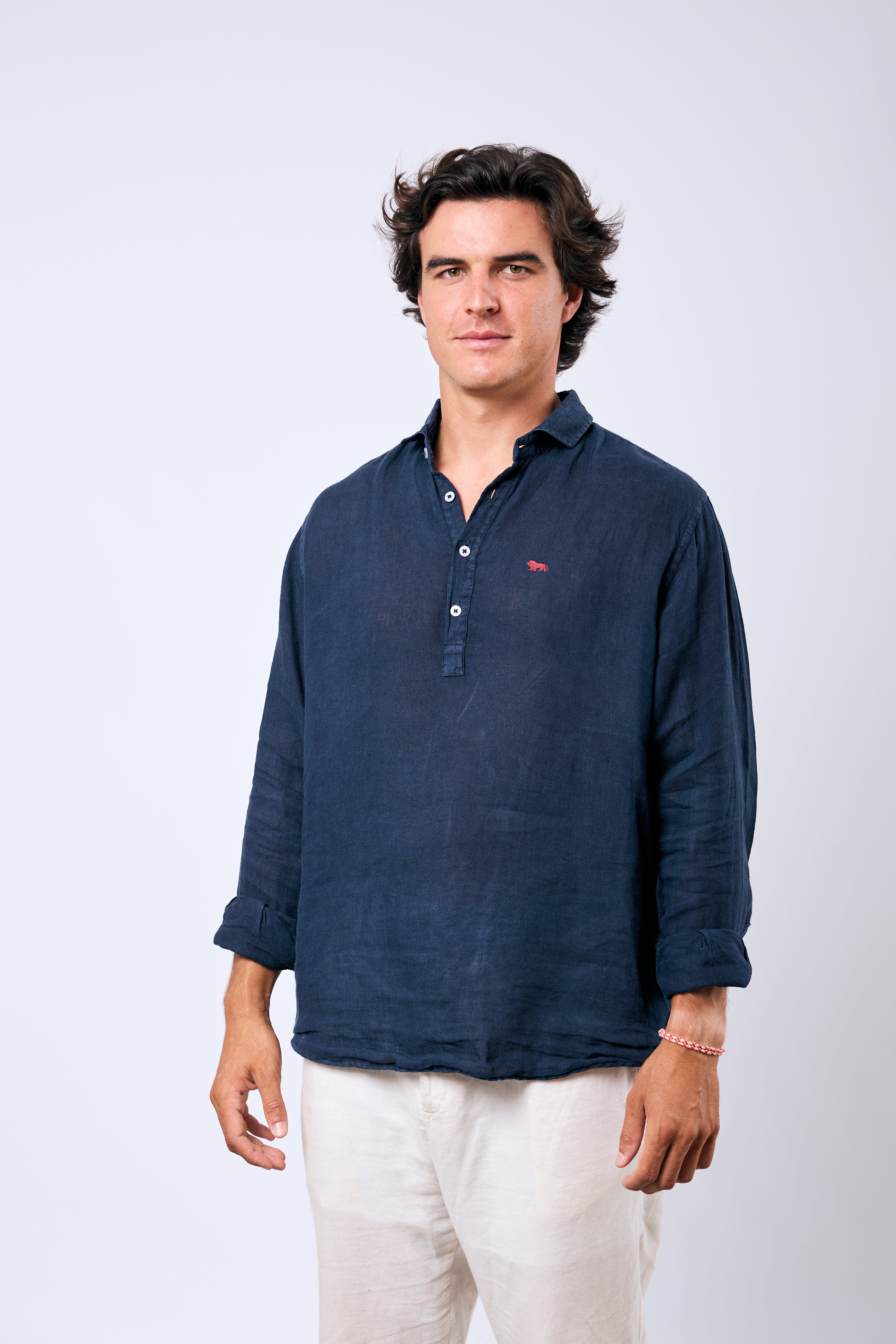 Polera Formentera Lino Maritime