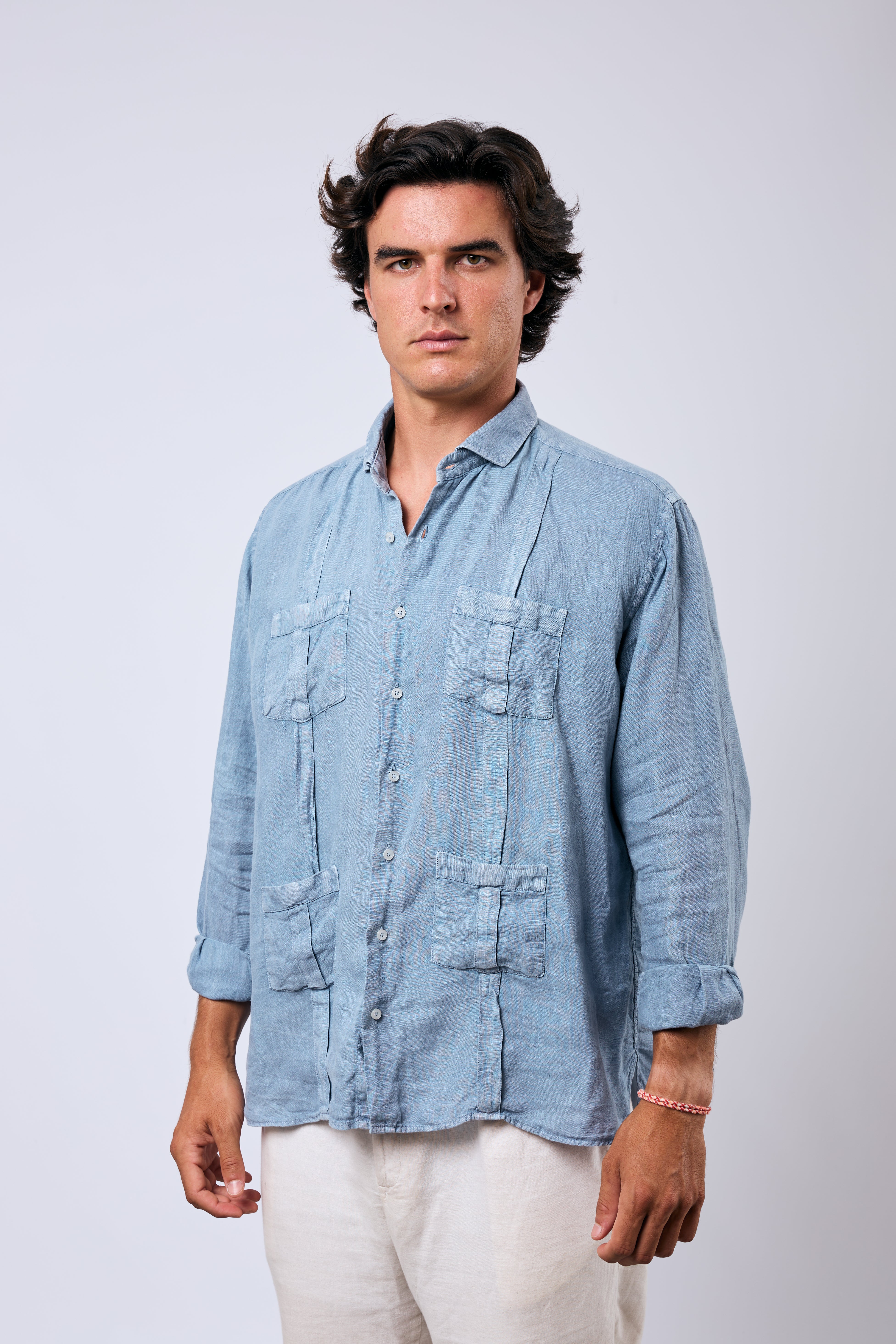 Guayabera Azul Citadel