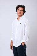 Camisa Costa Lino Blanca