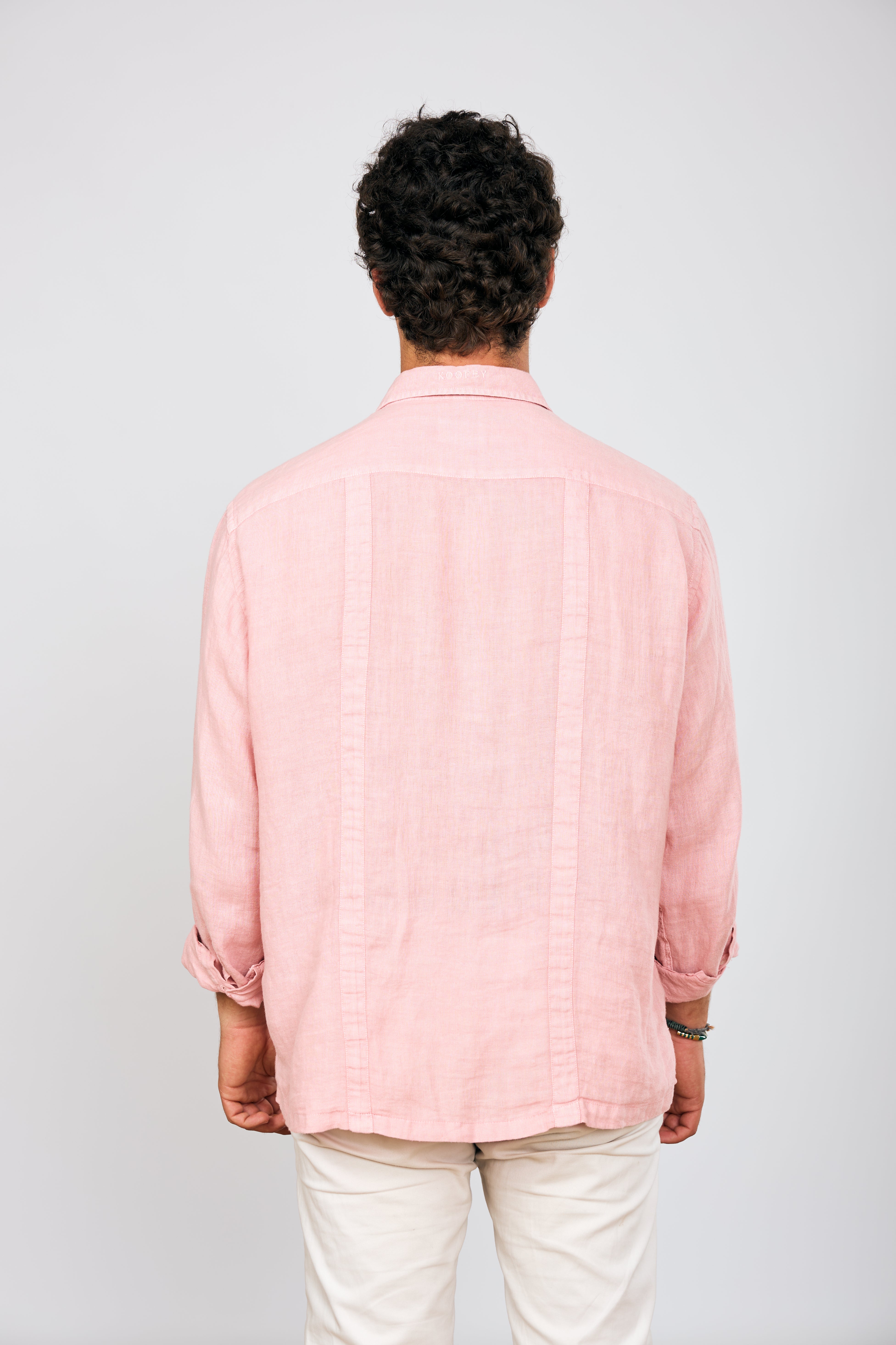 Guayabera Club Light Rose
