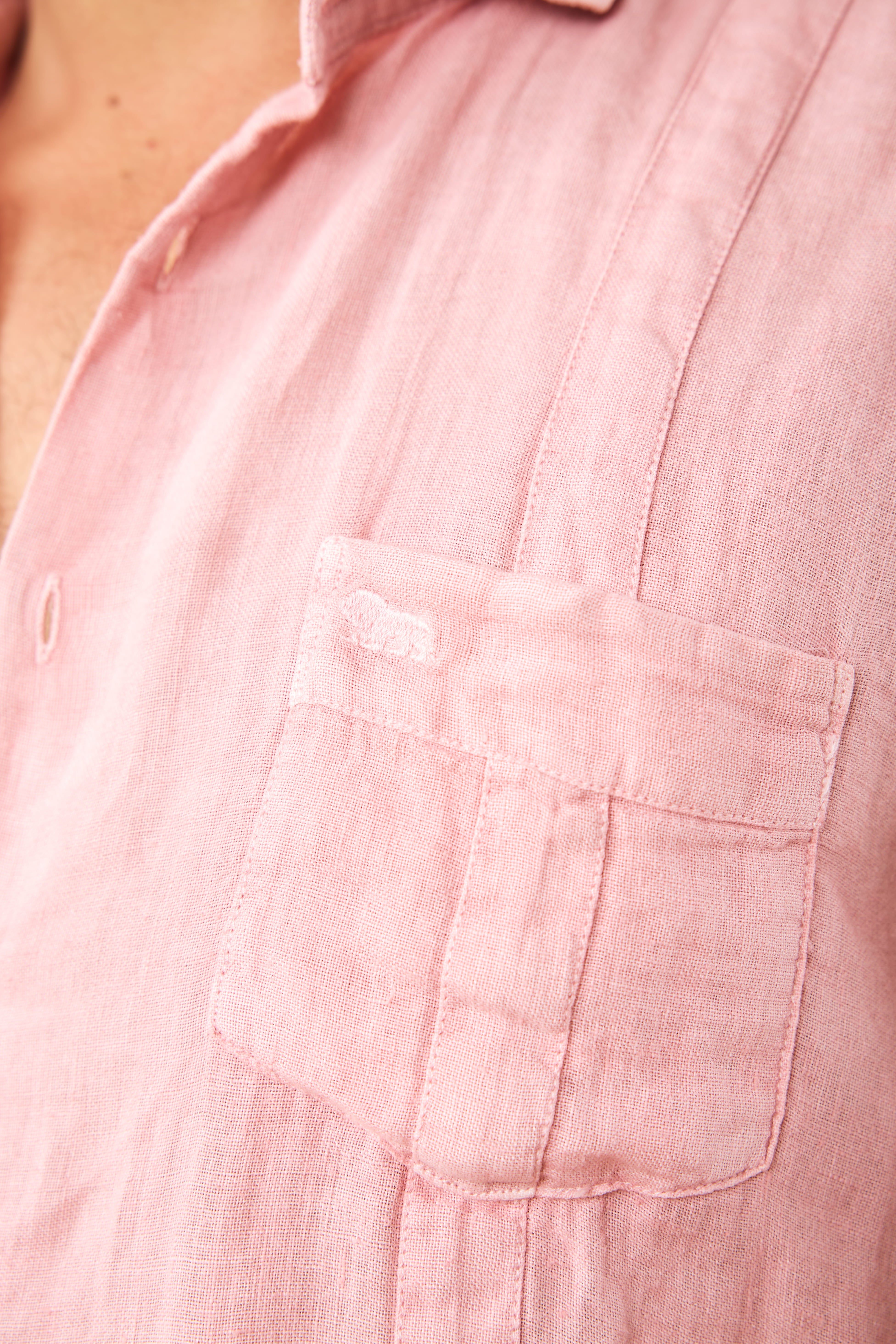 Guayabera Club Light Rose