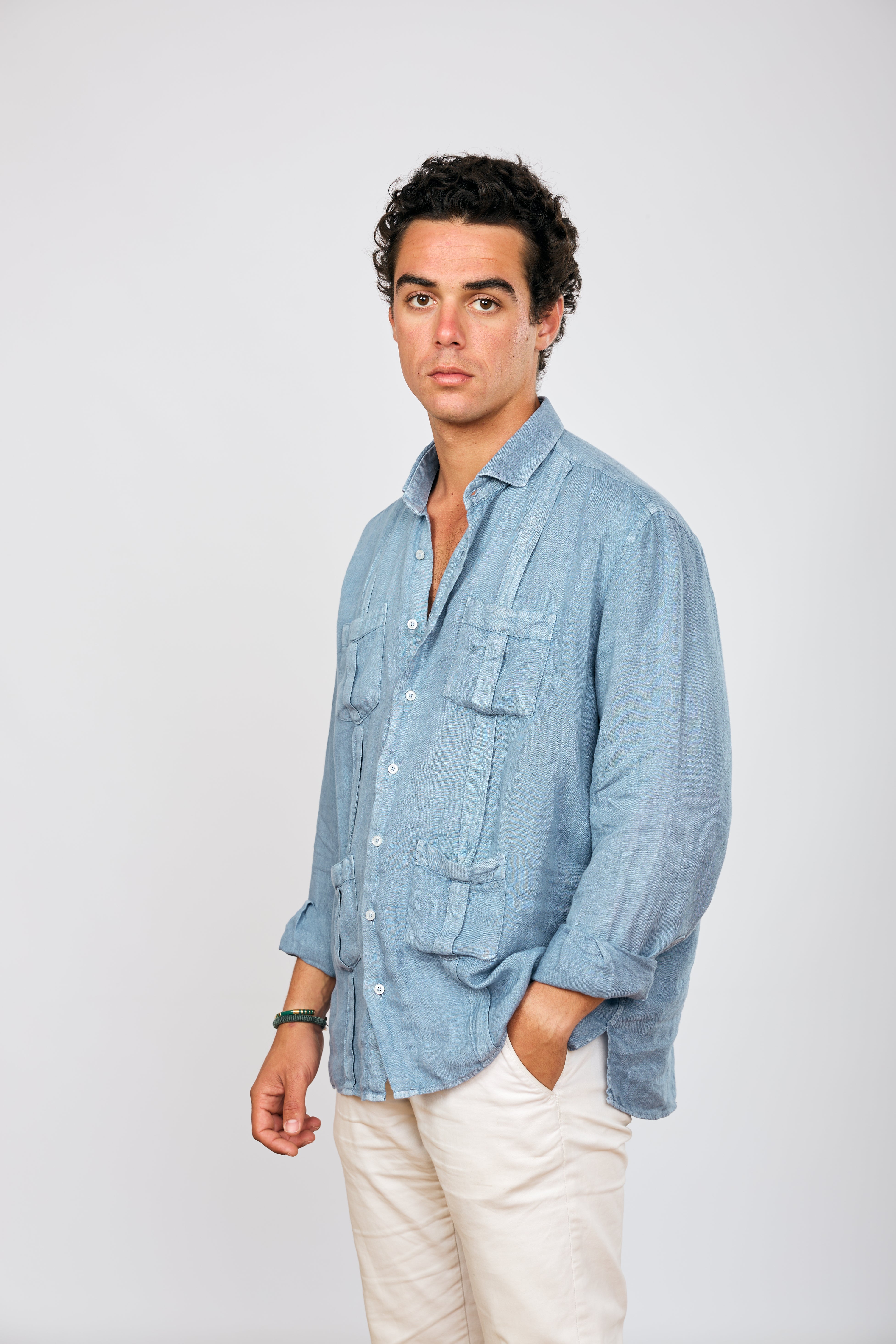 Guayabera Azul Citadel