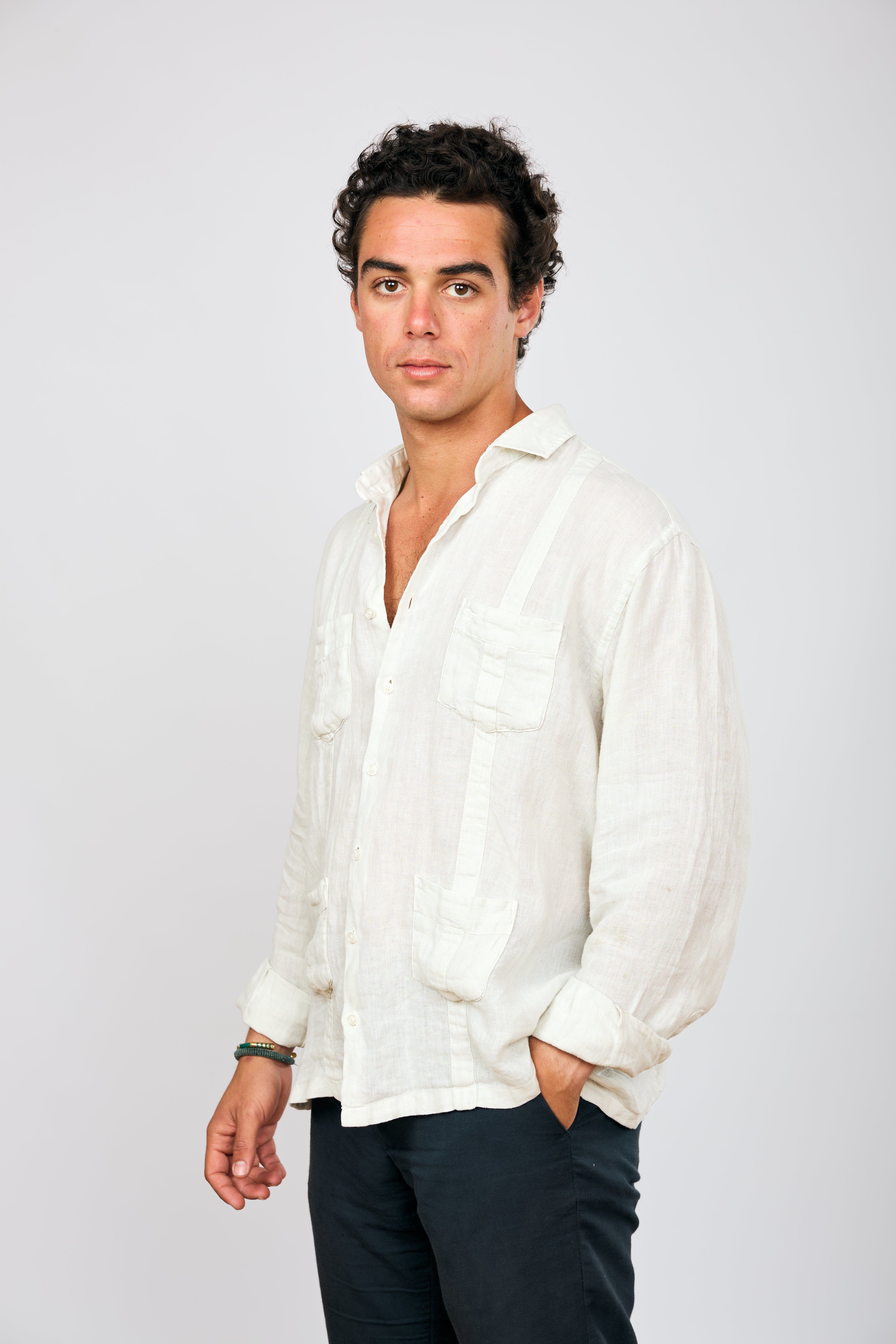 Guayabera Club Green Light