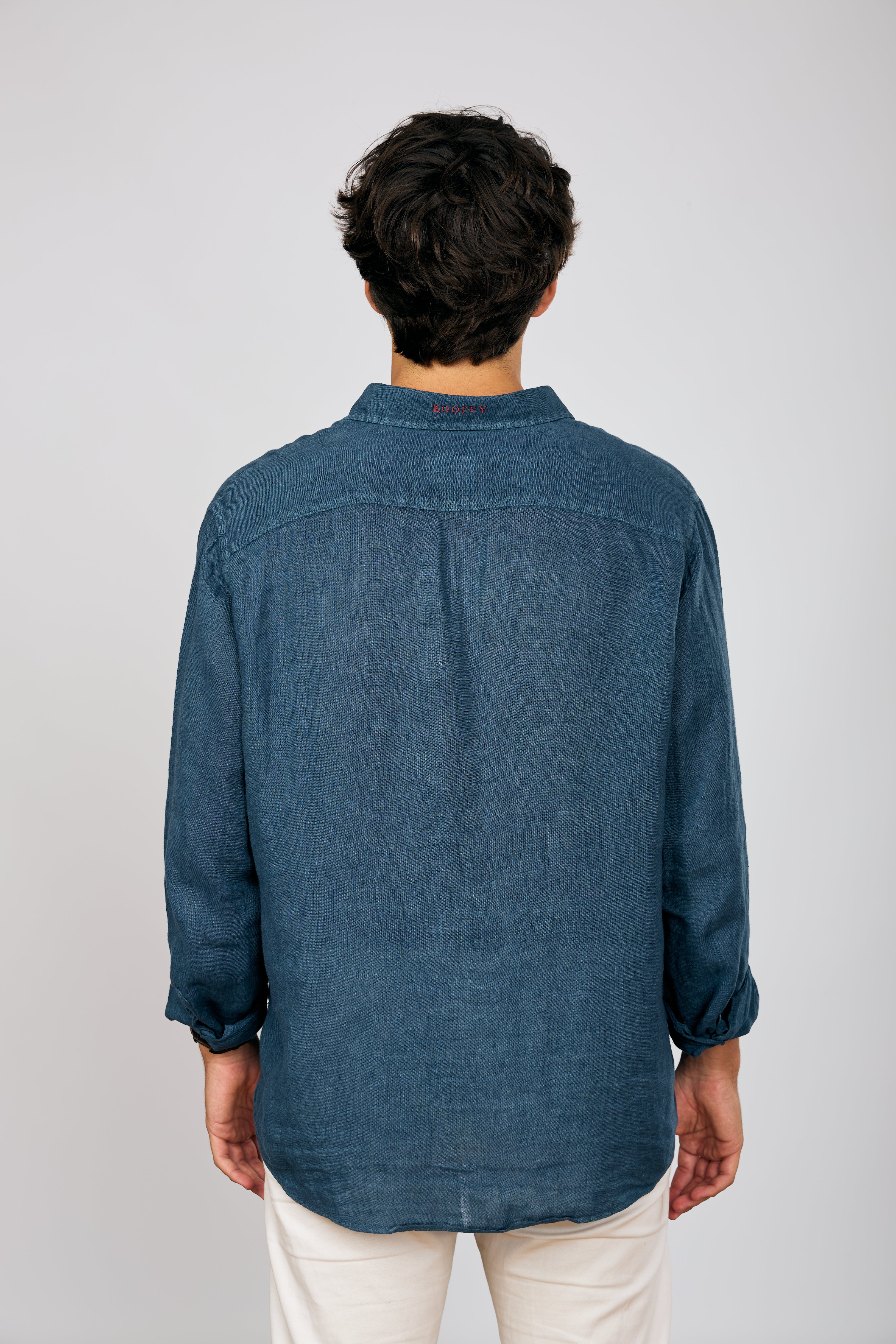 Camisa Formentera Lino Maritime