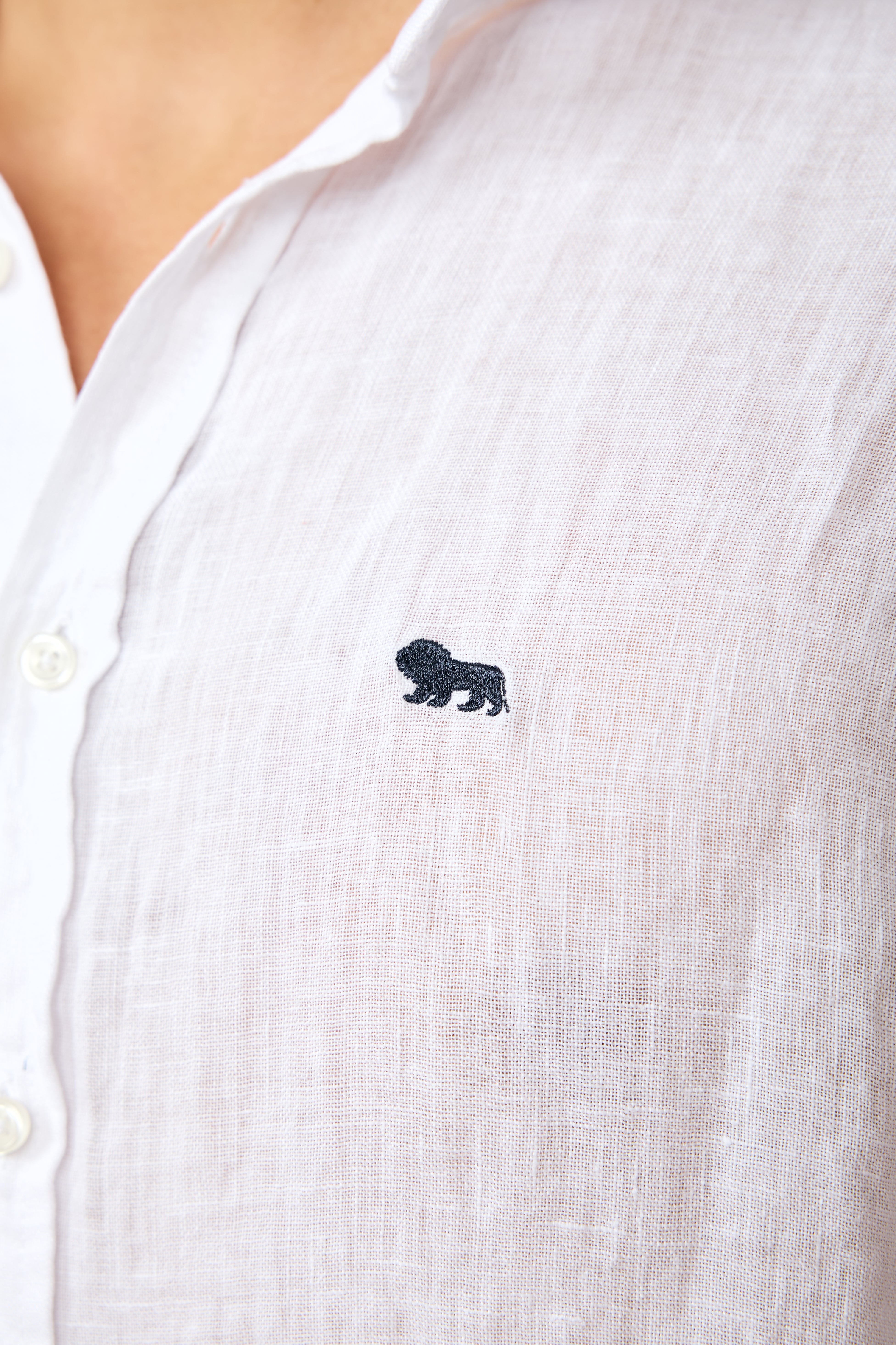 Camisa Formentera Lino Blanca