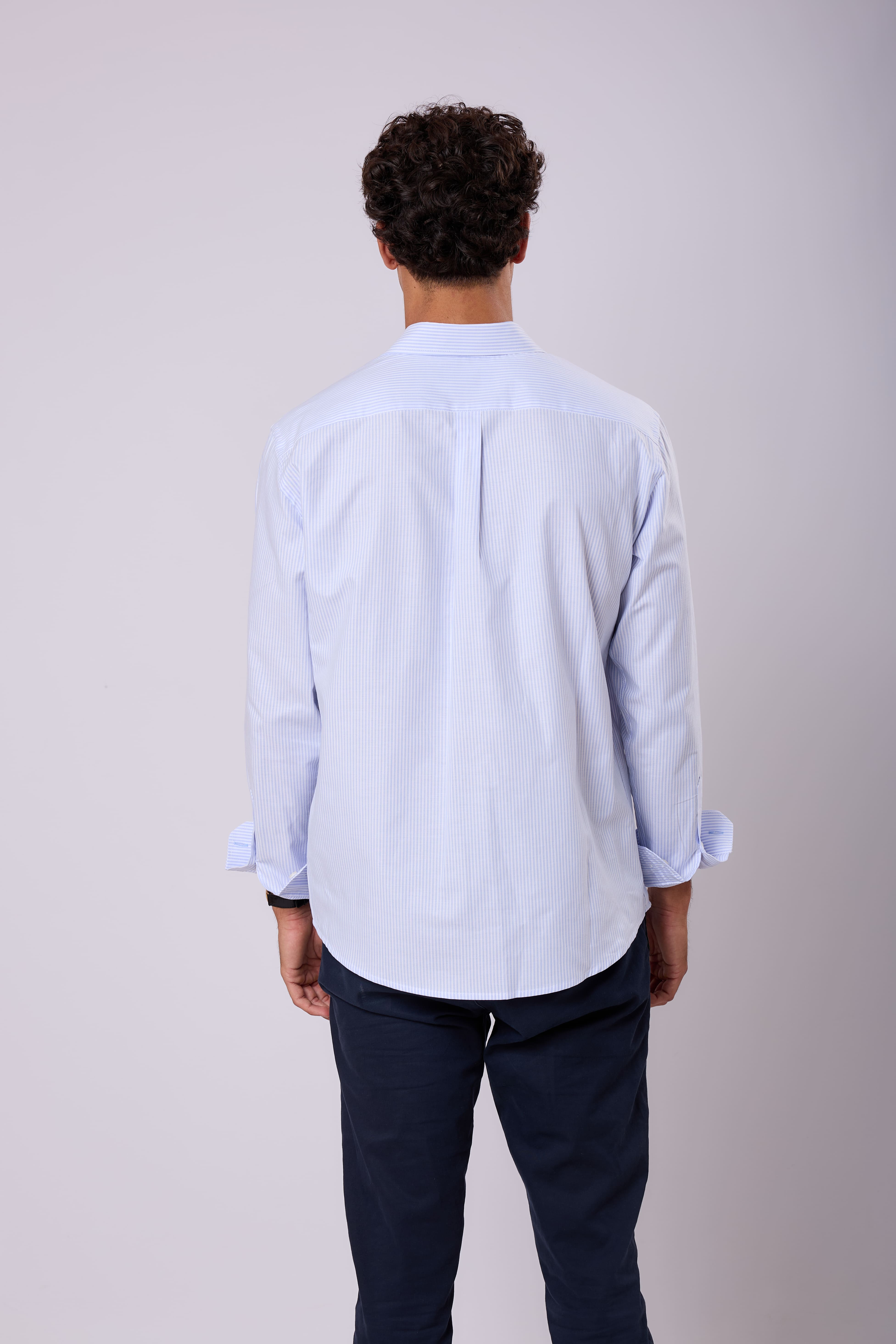 Camisa Rayas Azules