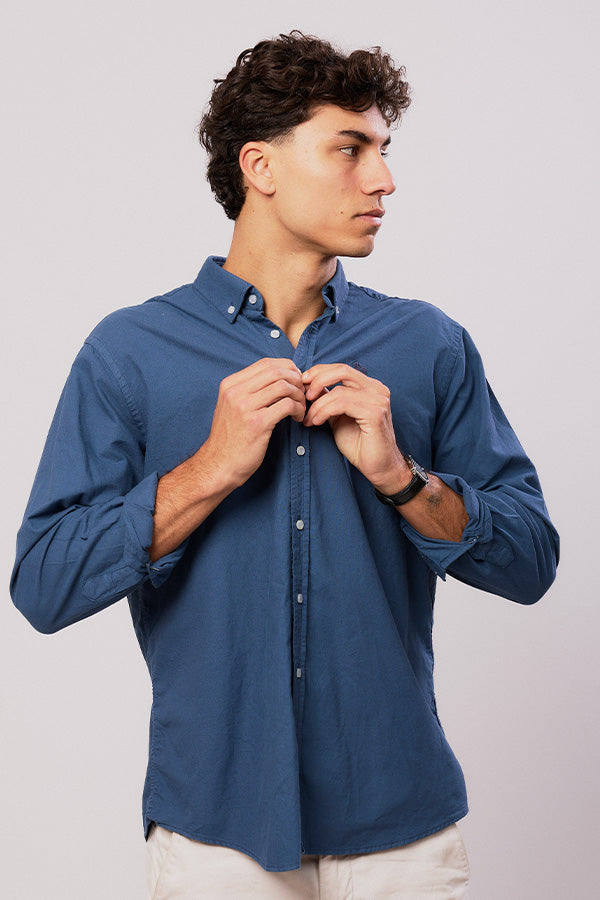 Camisa Azul Washed